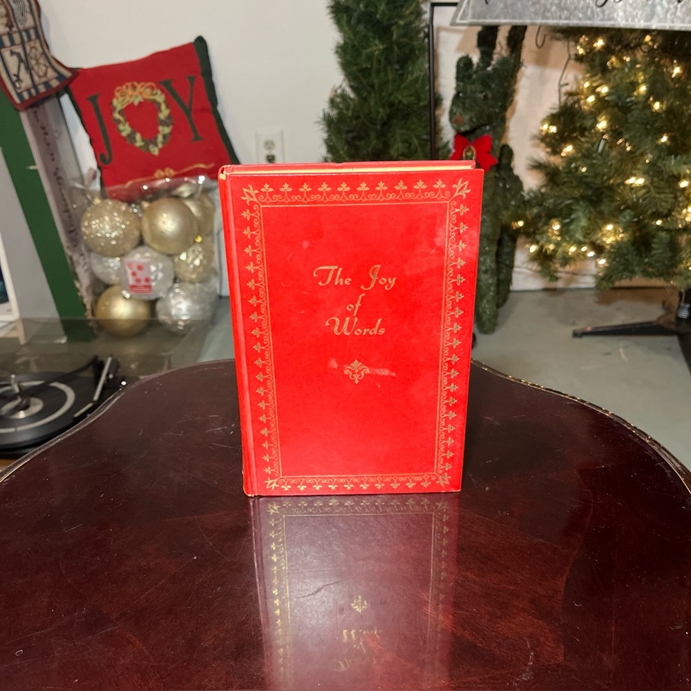 Red 'The Joy of Words' Book
